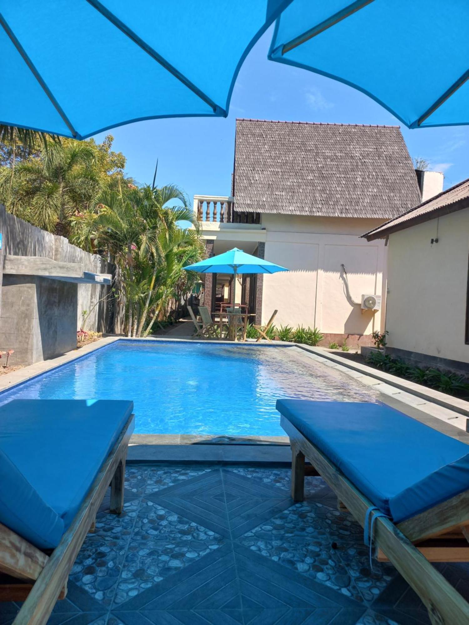 Kusuka Bungalow Gili Trawangan Exterior foto