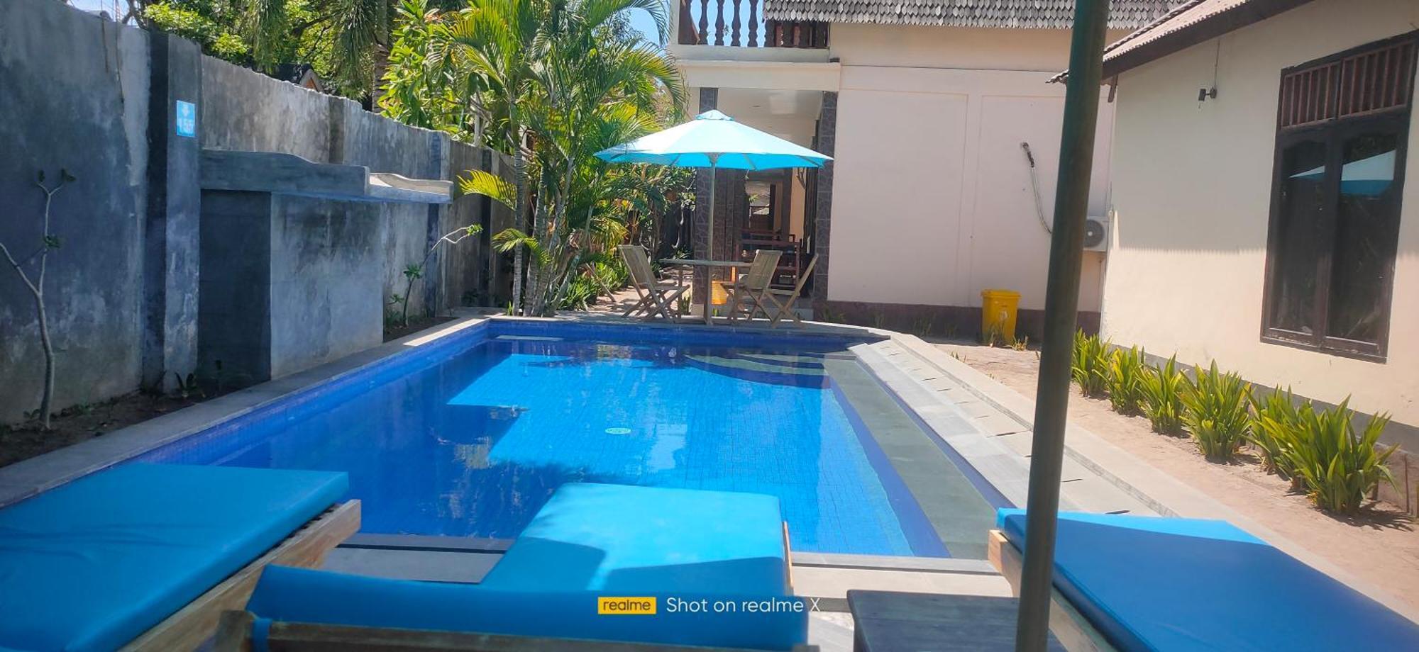 Ferienwohnung Kusuka Bungalow Gili Trawangan Exterior foto